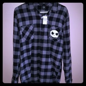 Nightmare Before Christmas Flannel Size M